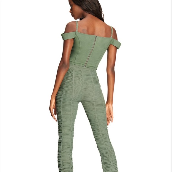 i am gia green jumpsuit